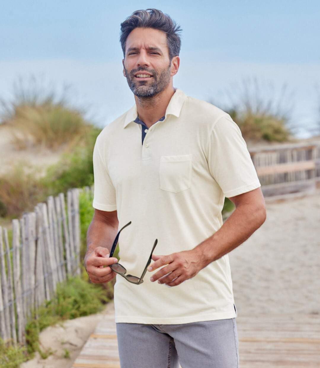 ATLAS FOR MEN - Set di 5 Polo da Uomo - Maniche Corte - Disponibili nelle Taglie Grandi