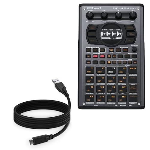 BoxWave Cable Compatible with Roland SP-404 MKII - DirectSync - USB 3.0 A to USB 3.1 Type C, USB C Charge and Sync Cable - 6ft - Black
