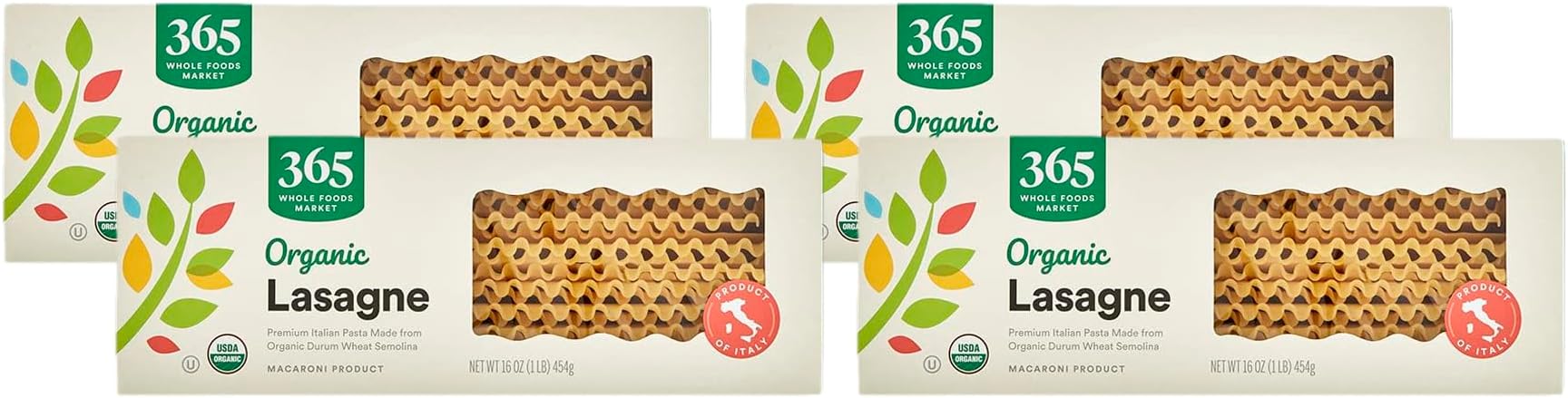Organic Lasagne, 16 Ounce (Pack of 4)