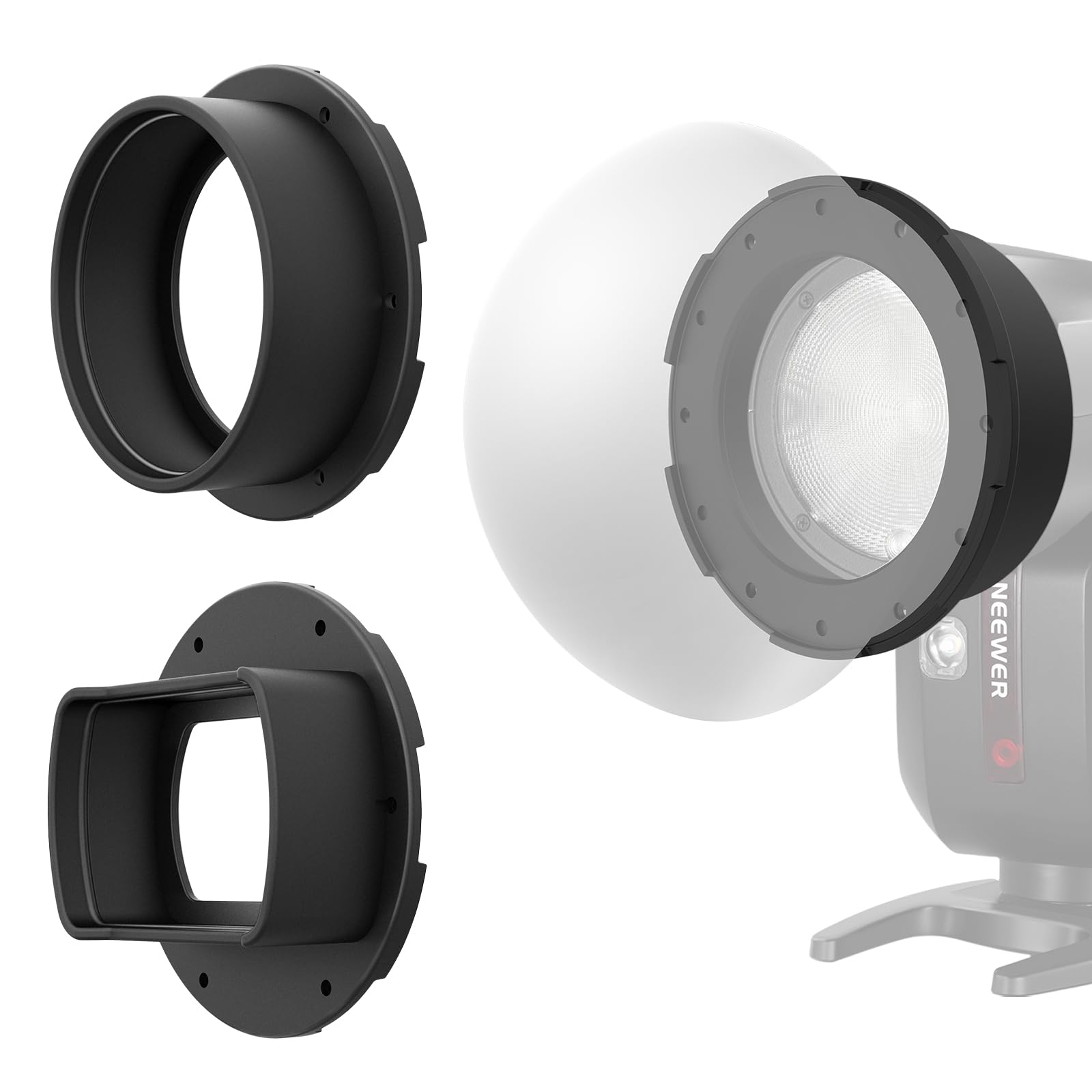 Bagues d'adaptation magnétiques NEEWER solution pour utiliser vos accessoires sur tout flash - 8