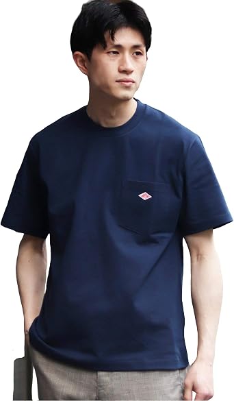 Danton Crew Neck Pocket Tee - nvy 
