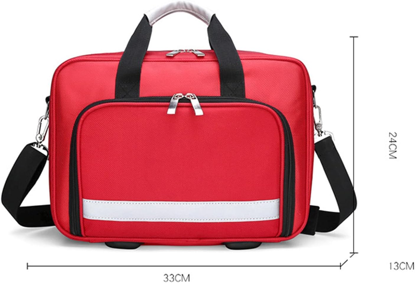 Professional Empty First Responder Bag Emergency Shoulder, Trauma Aid Kits Storage with Handle for Home, Office, and Outdoor Adventures