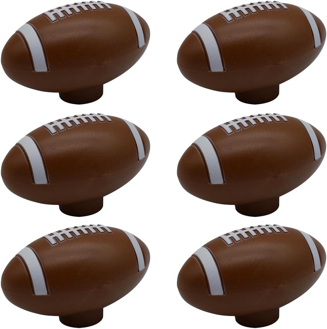 Golf Ball Dresser Knobs, [6 Pack] Ball Decorative Cabinet Knobs, Sport Knobs for Kids Boys Dresser Drawer/Cabinet/Door