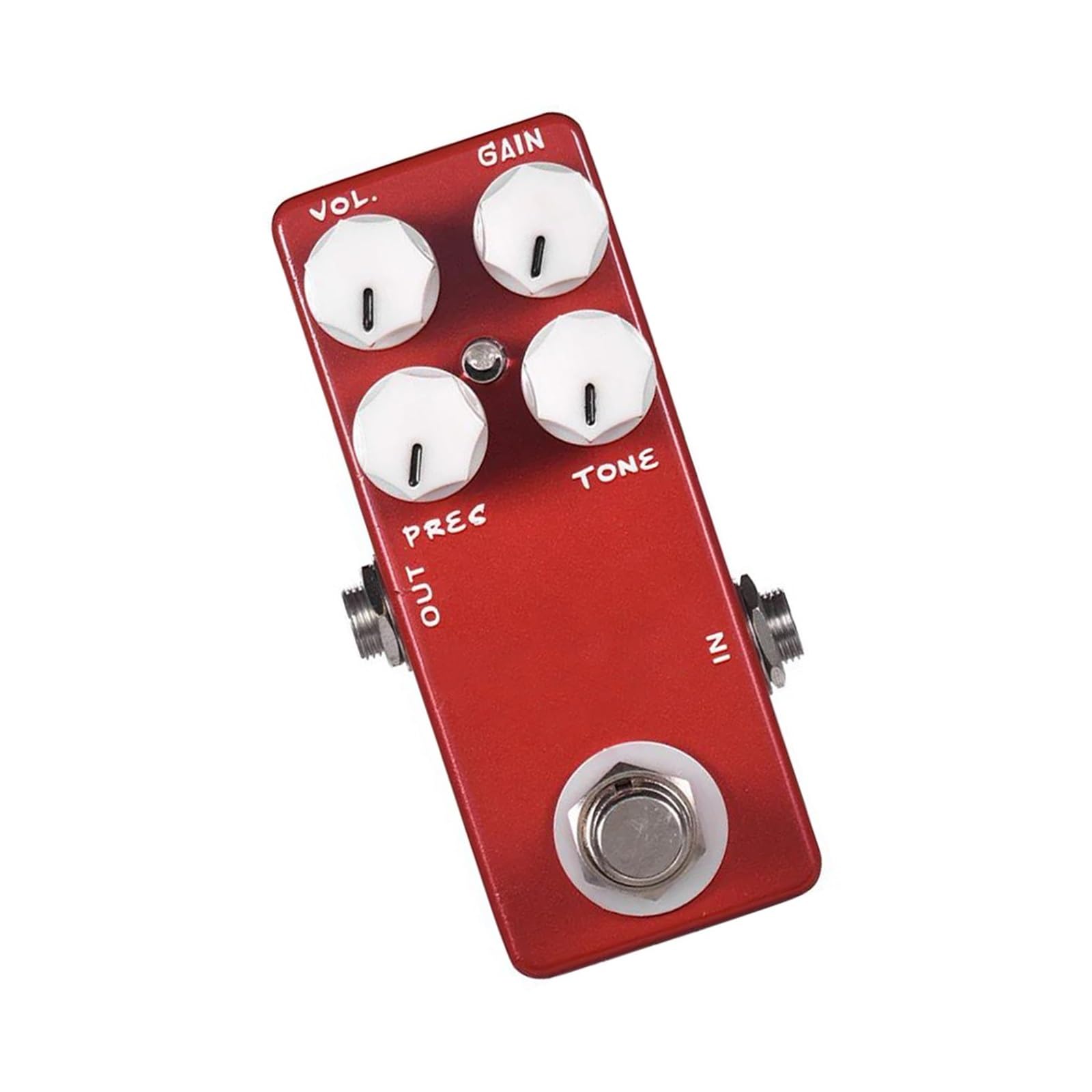 Pedał Efektów Gitarowych Typu Distortion W Metalowej Obudowie Z True Bypass