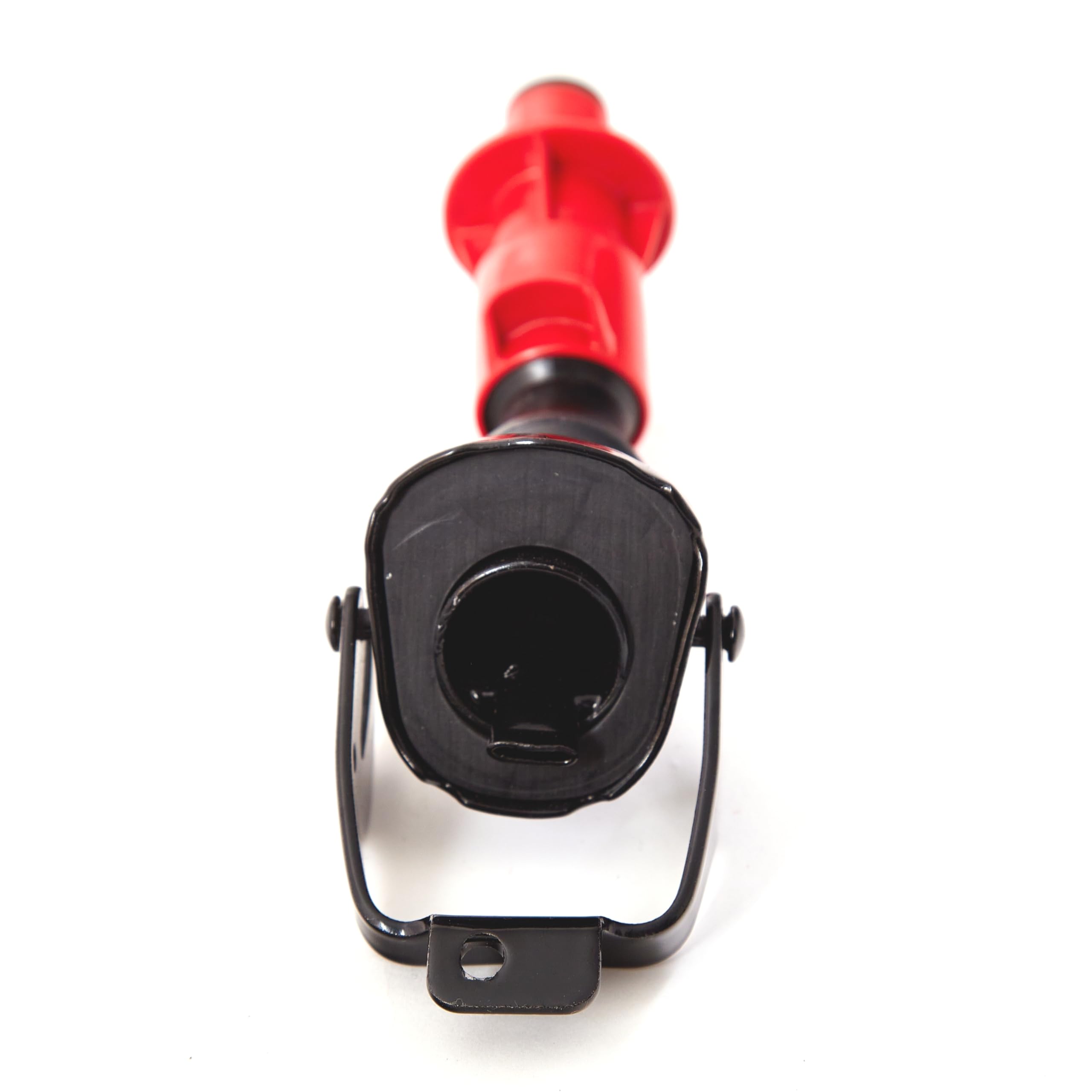 BW® Beccuccio per tanica carburante in metallo, 5/10/20 litri, "Smart Spout" con protezione antigoccia, colore nero, RAL 9005, made in Europe