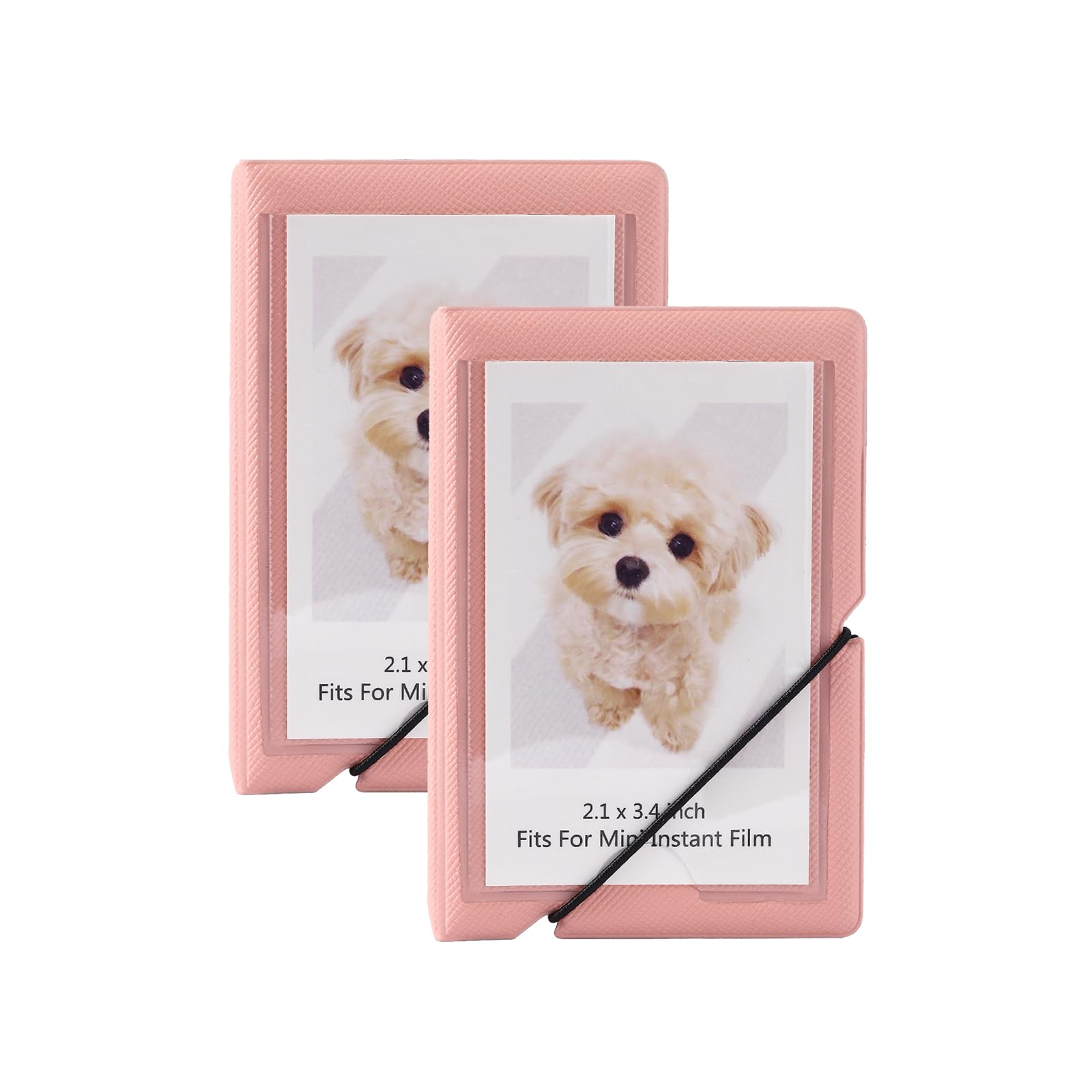 Mini natychmiastowy album fotograficzny Polaroid na aparat fotograficzny 7,6 cm Fujifilm Instax Mini 12 11 9 99 8 7+ 40 EVO, HP Sprocket, karty fotograficzne K-pop (brzoskwiniowo-różowe, 2 sztuki)