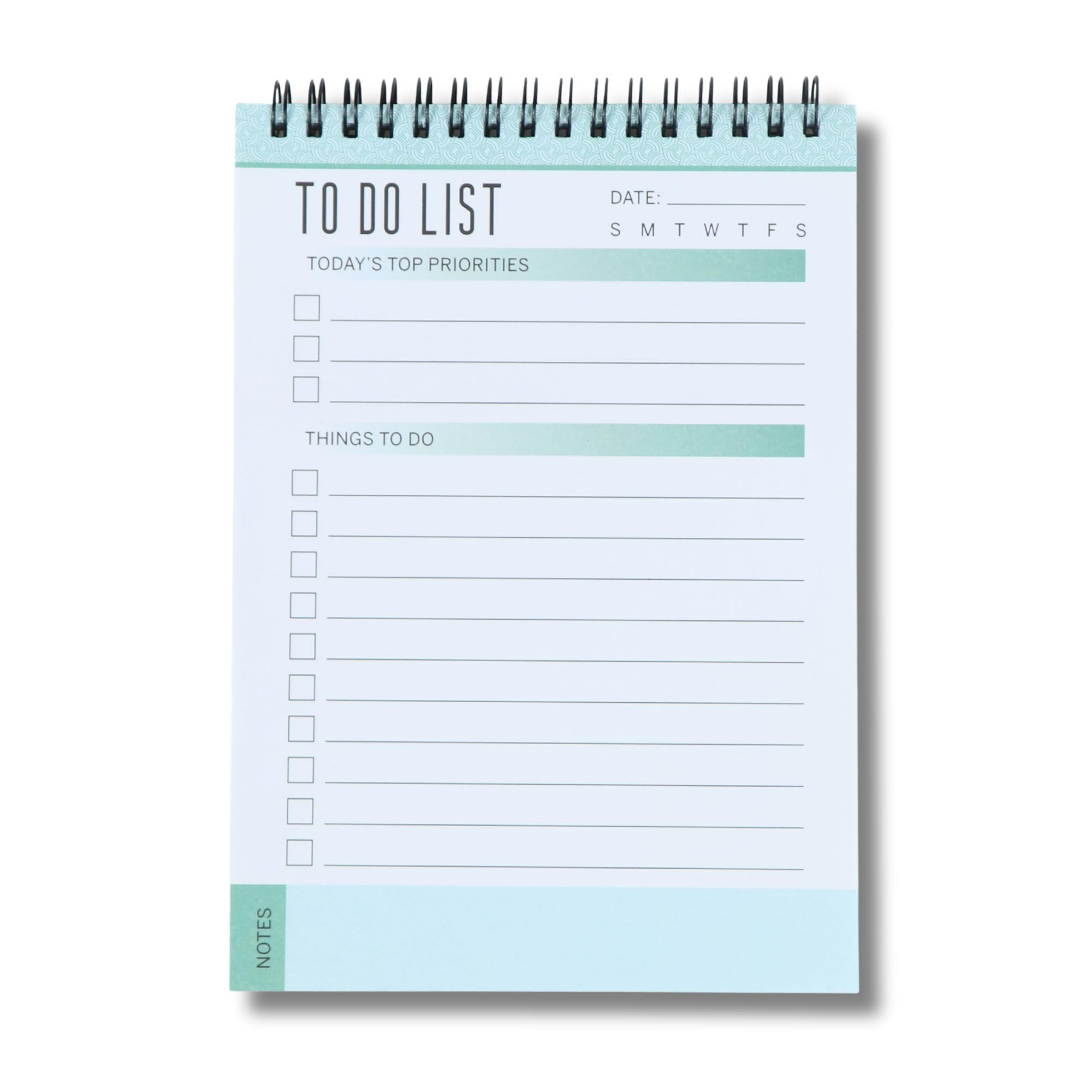Ultimate To Do List Notepad Daily Planner Productivity Journal with Priority Sections, Water Intake Tracker Perfect for Organizing Your Day - 60 Spiral Bound SheetS