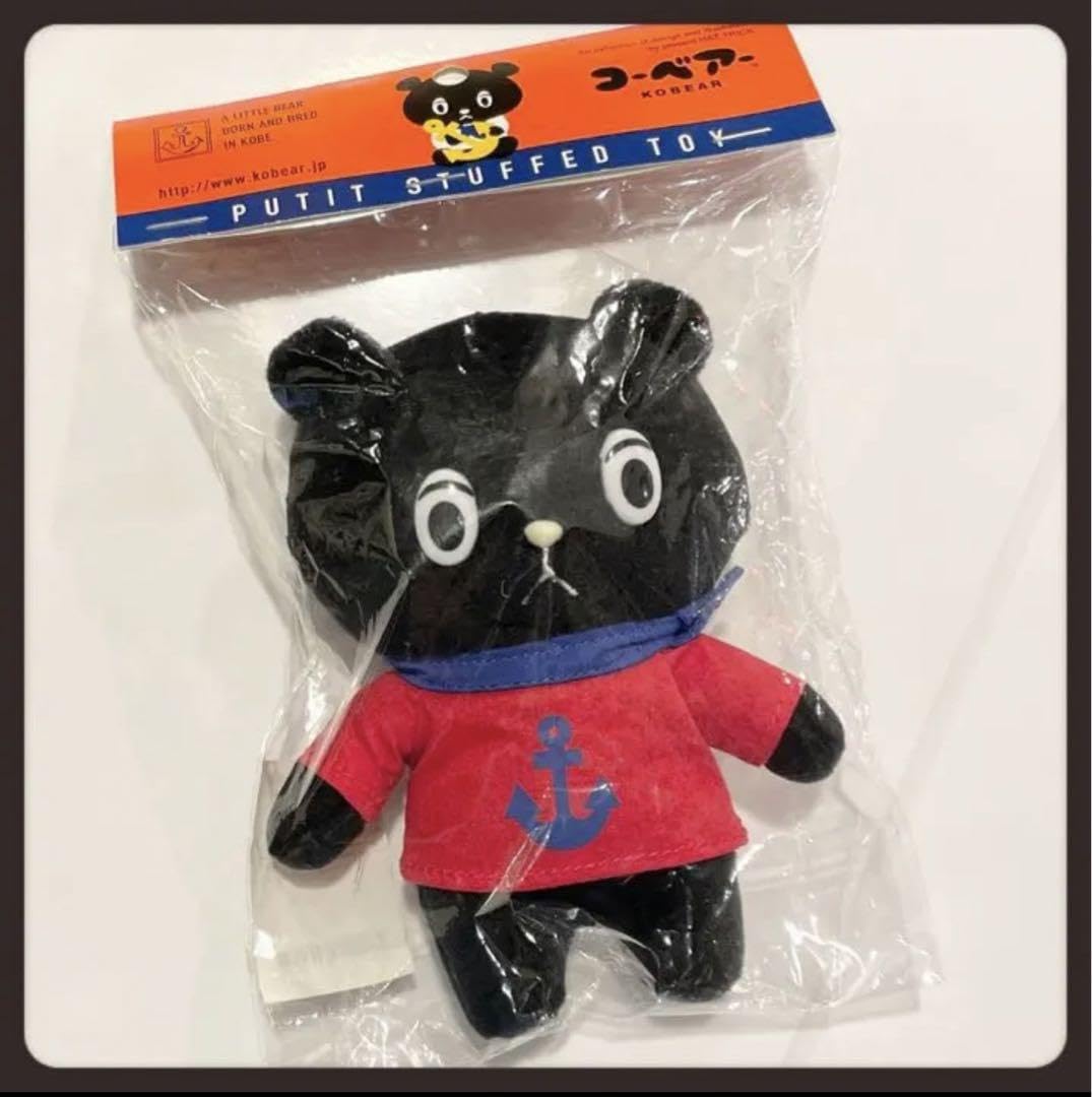 KOBEAR ぬいぐるみ コーベアー ストライプシャツ くま クマ