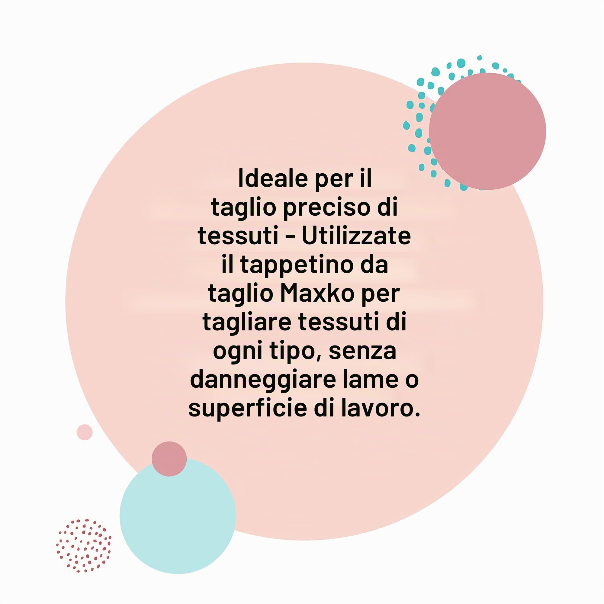 MAXKO Tappetino da taglio 90 x 60 cm blu