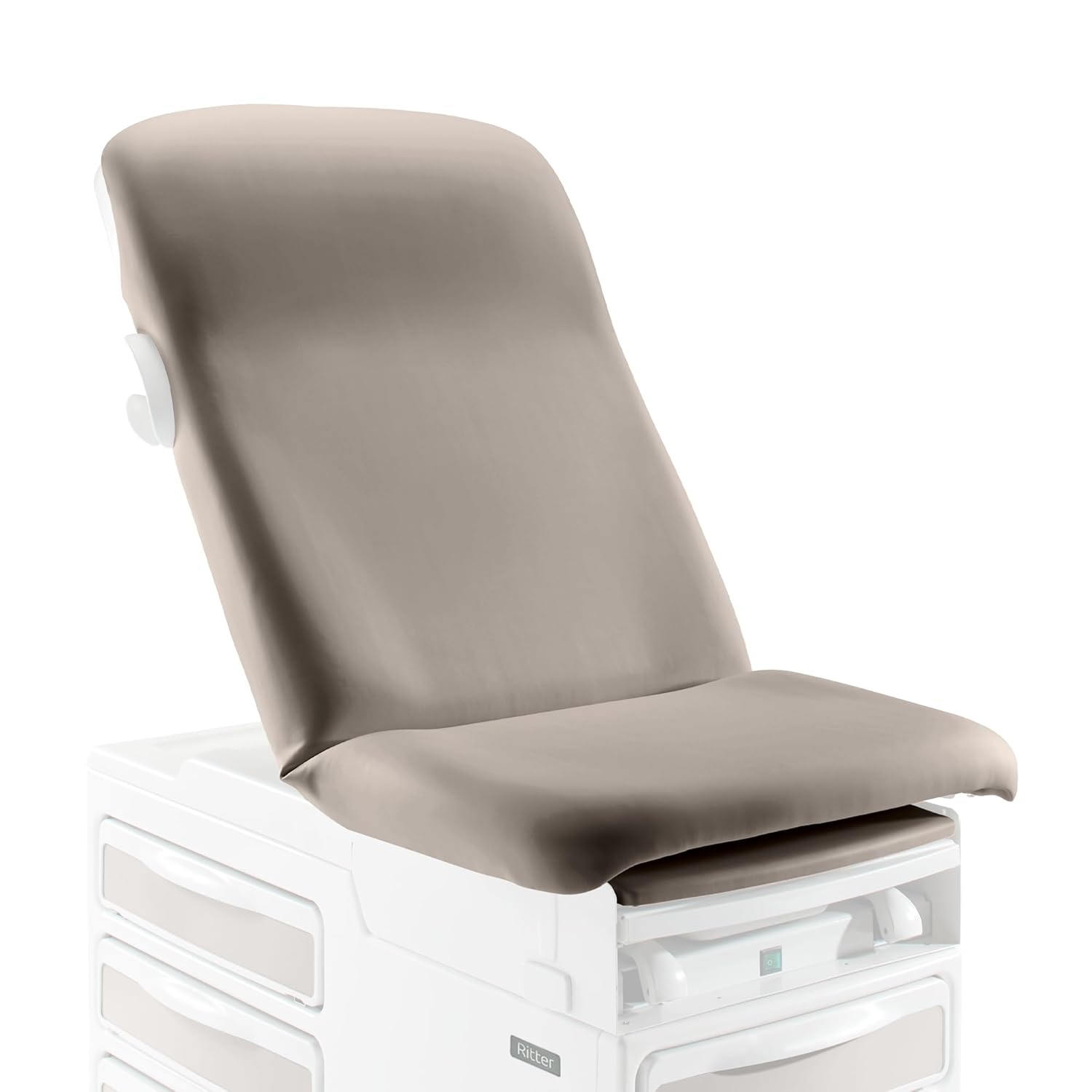 Ritter 204 Exam Table Upholstery – Dark Linen Seamless Medical-Grade Vinyl Replacement Top, SKU 002-10138-856