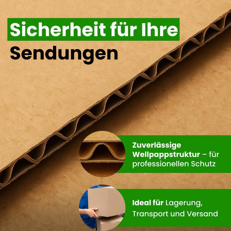 Faltkarton progress® CARGO PC K20.08, 500x400x400 mm, 2.30 EB, braun Faltkarton progress® CARGO PC K20.08, 500x400x400 mm, 2.30 EB, braun