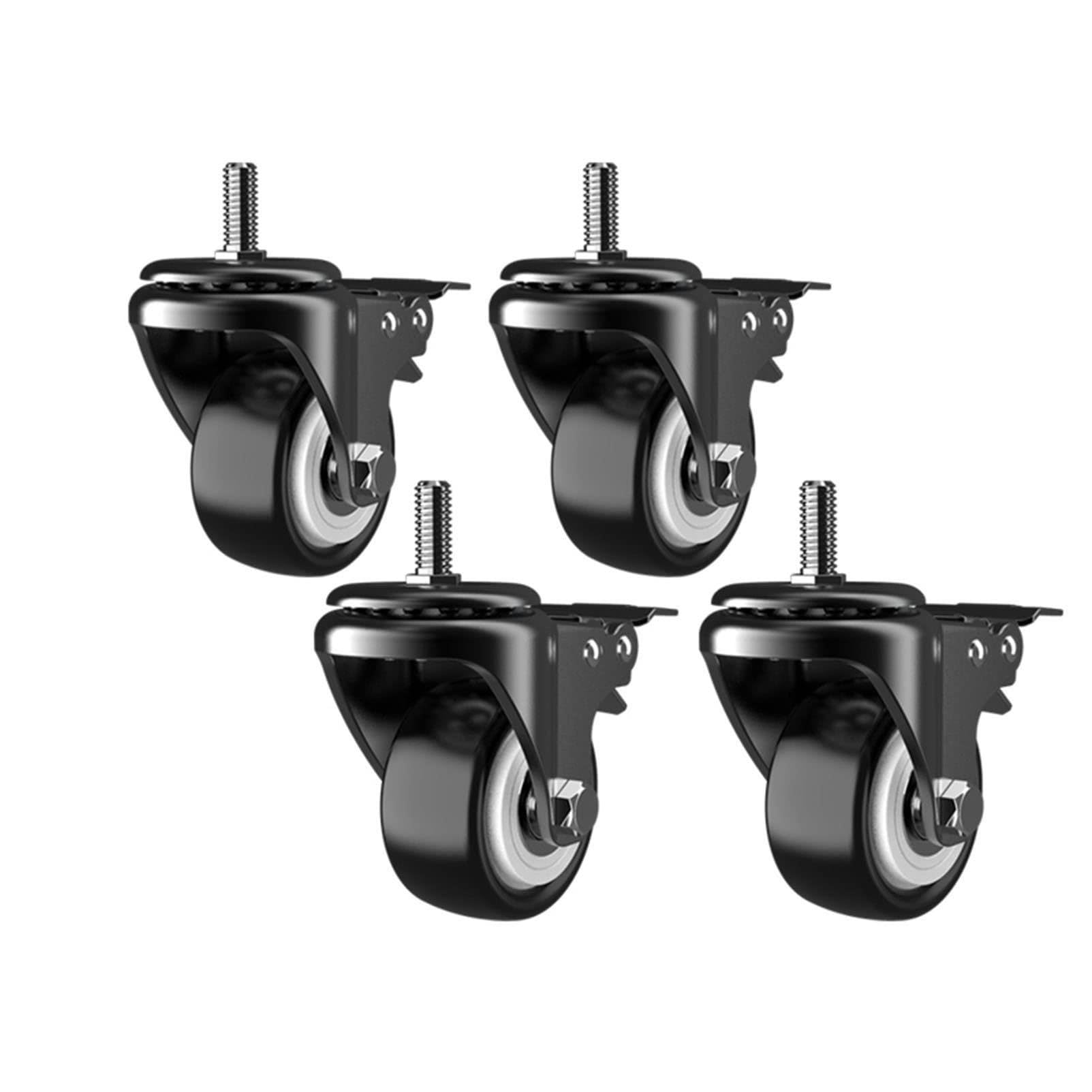 roulettes pivotantes Mobiles M8 Robustes avec Frein