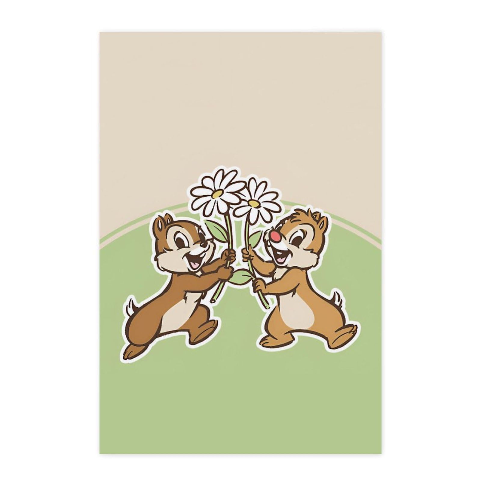 Amazon.co.jp: チップとデール ポスター 絵画 インテリア 壁紙用 壁紙