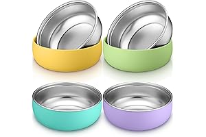 Nuogo Stainless Snack Containers for Kids - Durable & Safe 304 Stainless...