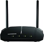 NETGEAR WiFi Router Dual Band Wireless Speed (up to 1200 Mbps) | Up to 1200 sq ft Coverage & 20 Devices | 4 x 10/100 Fast Ethernet and 1 x 2.0 USB Ports (R6120-100CNS)