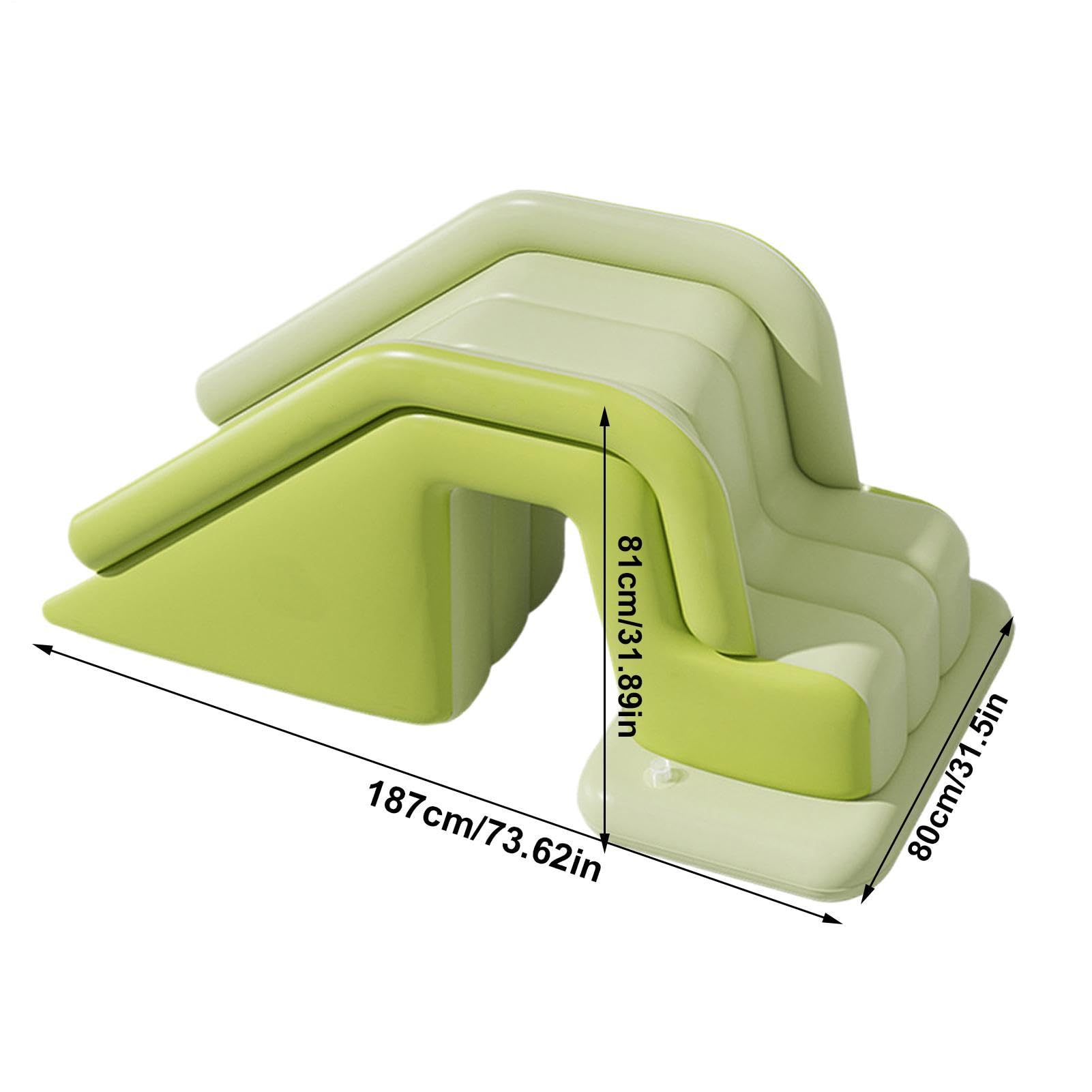 Scivolo Gonfiabile Rampa Montaggio Familiare Antiscivolo Bambini Ragazzi | Scivolo Gonfiabile da Piscina per Bambini Giardino Spiaggia Acquatico Feste Estive Compleanni Ca