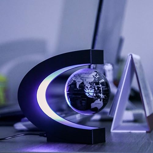 Miniatura 7 de MOKOQI - Globo terráqueo flotante giratorio magnético misteriosamente suspendido en el aire Ideal para regalos de Navidad para padres estudiantes y