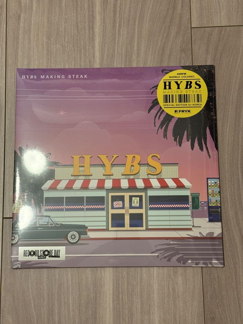 HYBS MAKING STEAK LP カラーレコード アナログ Amazon.co.jp: Hybs Making Steak LP VINYL アナログ レコード