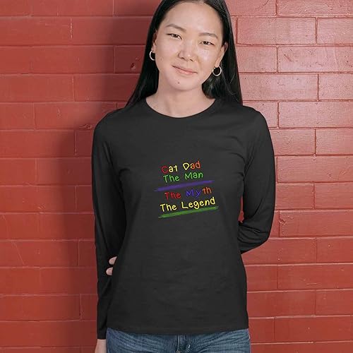 Miniatura 5 de Ideal Cat Dad Man's Gift, Myth Funny Love Kitten Graphic for Cat Lovers - Cat Dad Ownership On Men Women Shirt