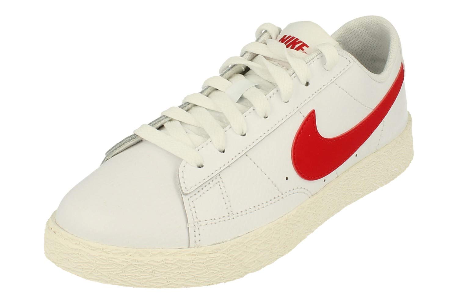 nike blazer low white and red