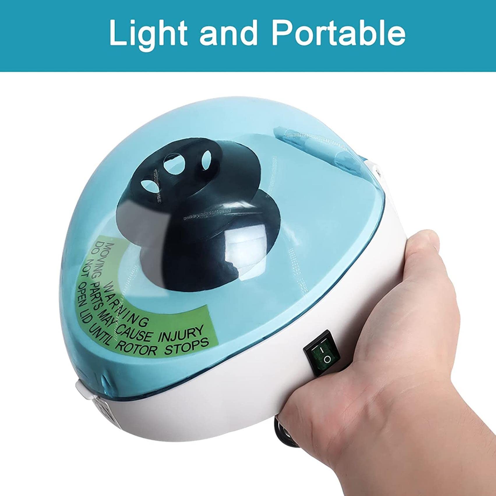 Máquina centrífuga eléctrica, centrífuga de Mesa de Laboratorio, Mini Laboratorio de centrífuga de Escritorio portátil, para Tubos de centrífuga de 2 ml/1,5 ml/0,5 ml/0,2 ml