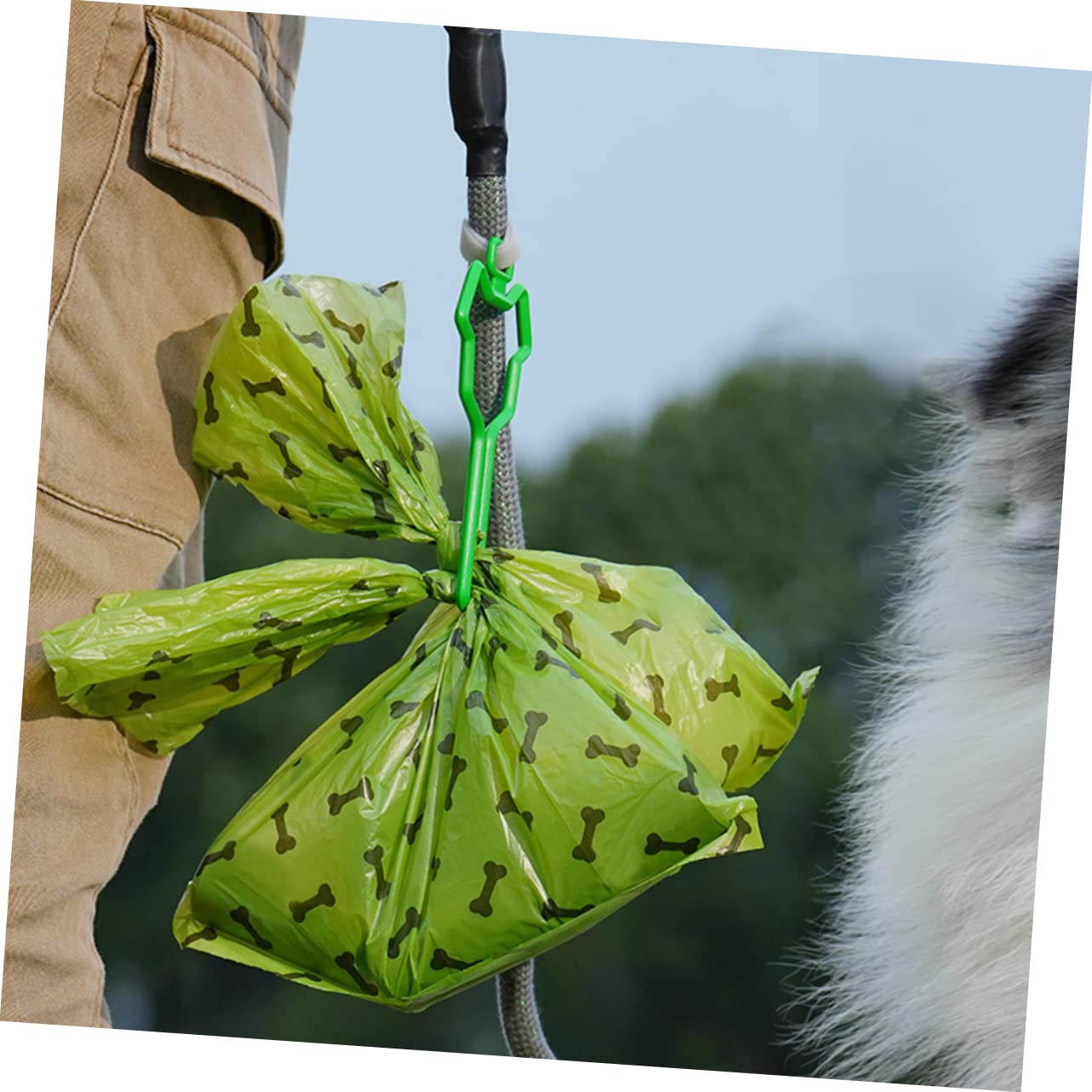 HANABASS 35pièces Distributeur De à Crottes De Chien Support Pratique Pour à Déjections Clip De Transport Accessoire De Rouge Bleu Vert Noir Gris Jaune