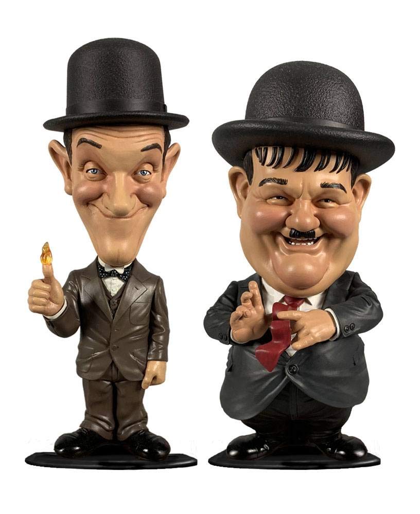 BIG Chief Studios Laurel and Hardy Mini Bobble-Head 2-Pack Suits 8 cm heads