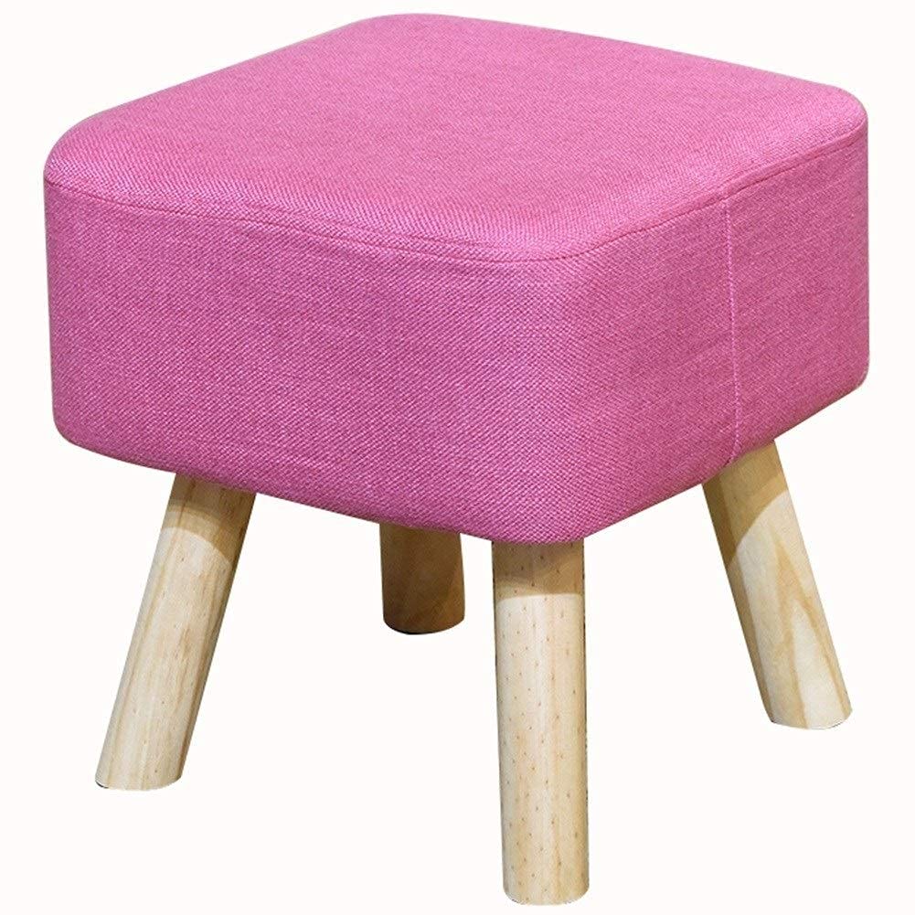 Poufs et repose-pieds carrés en coton pour salon et chambre adulte moderne