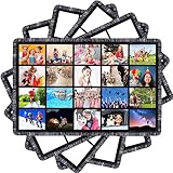 Kinlop 5 Pcs 59'x40' Sublimation Blank Throw Blanket for Heat Press Printed Soft Flannel Nap Custom Blanket with Tassel for Adult DIY Home Decor(20 Printable Photos Panel)