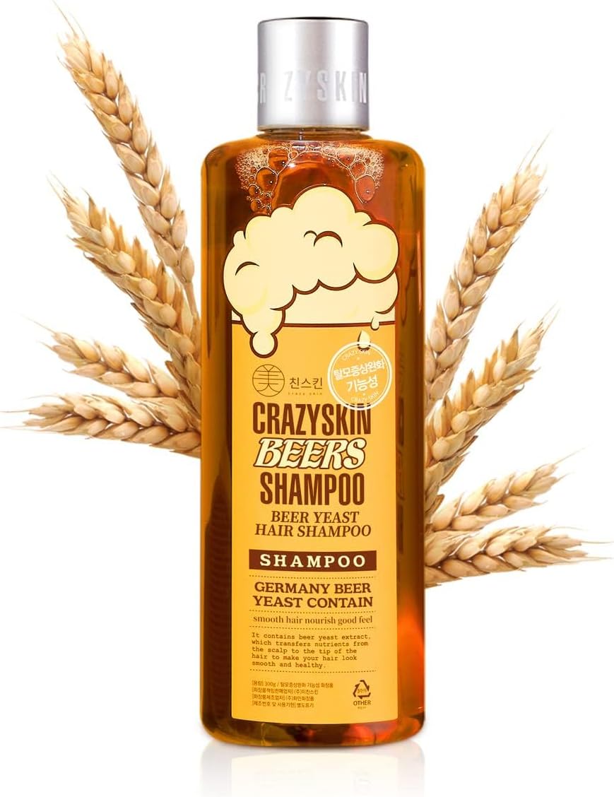Crazy Skin - Beer Hair Pack - pH 5.5 German Beer Yeast Hair Treatment Mask (Shampoo)