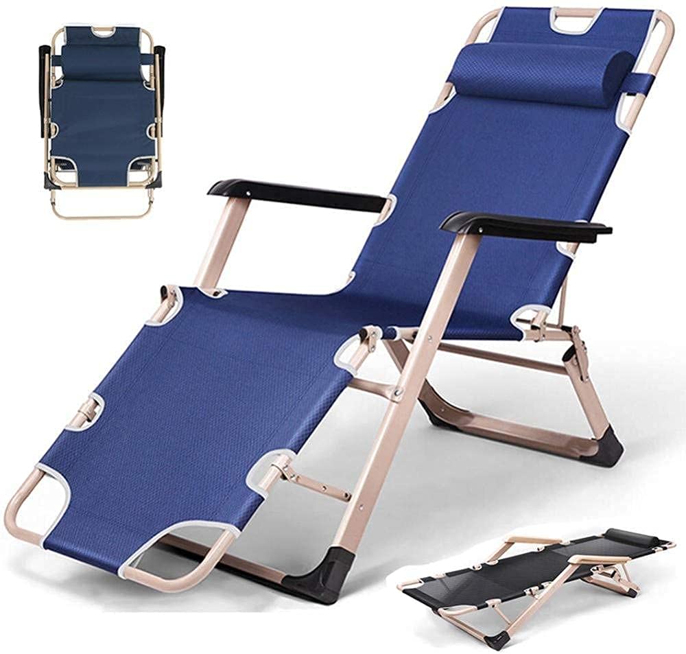Chaise longue inclinable pliante pour en finir avec le mal de dos