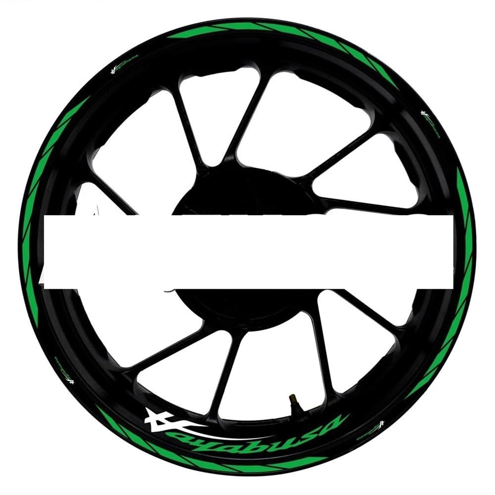 Motorcycle Accessories Wheel Stickers Reflective Rim Motorbike Waterproof Decals for Suzuki for Hayabusa 1300(Color12)