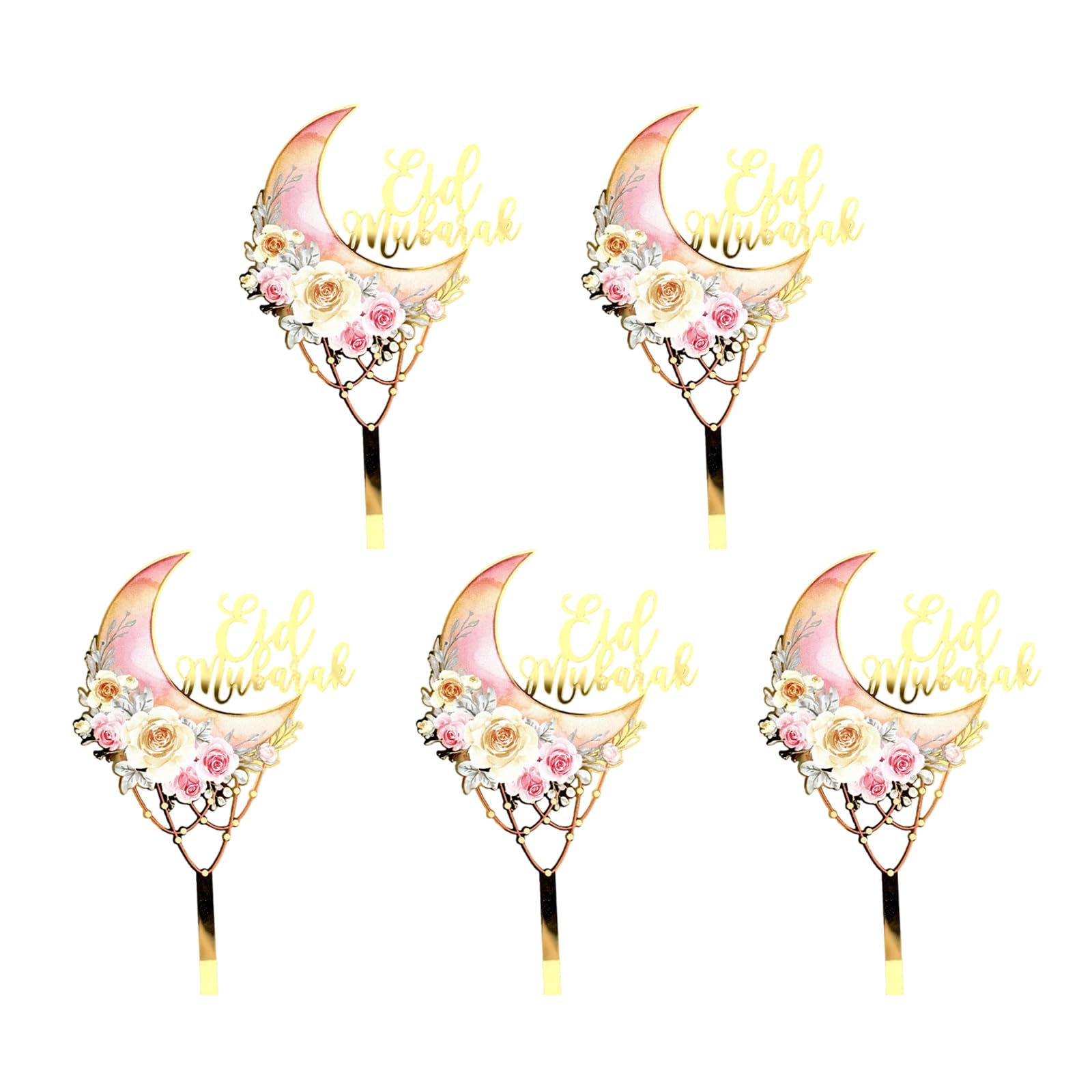 Buxuaaaa D 5 Pack Cake Toppers Set Ei Theme Holiday Cake Ecors Party Supplies Birthday Cakes Ecorations For Festival Ecors