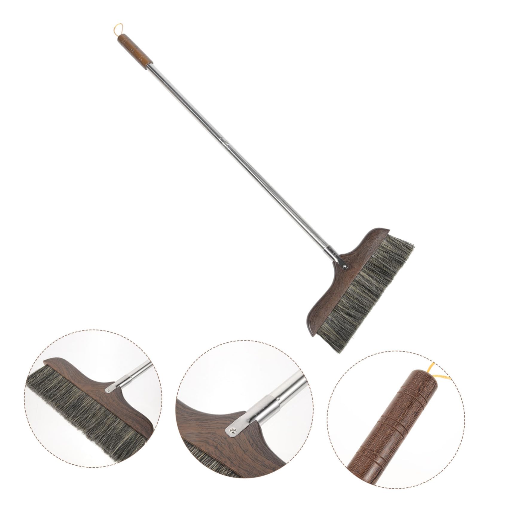 Beavorty Electric Broom Home Broom Soft Bristle Broom Floor Wiper Chinese Brooms Office Garbage Cleaner Push Broom Outdoor Household Cleaning Dusting Brush Hair Cleaning Broom Plastic