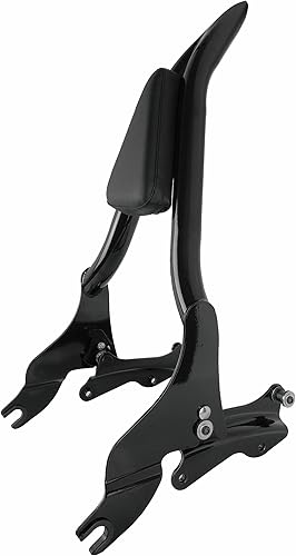 Miniatura 2 de SWESGI Almohadilla desmontable para respaldo de pasajero de 22 pulgadas de alto, se adapta a Harley Davidson Street Glide Road King Glide Electra