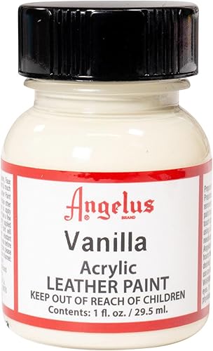 Angelus Pintura acrílica para cuero-1 oz.-Vainilla
