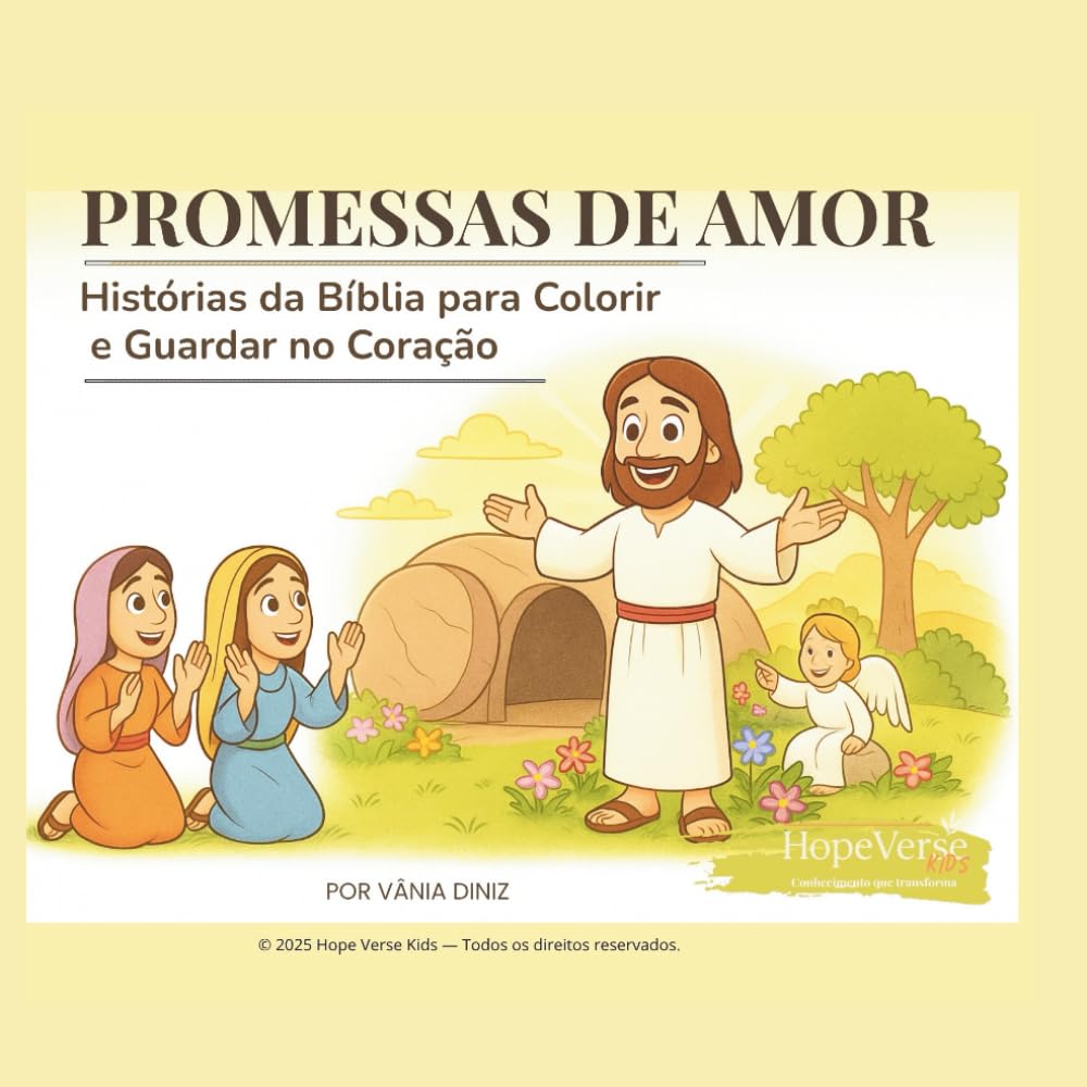 Promessas de Amor: Histórias da Bíblia para Colorir e Guardar no Coração