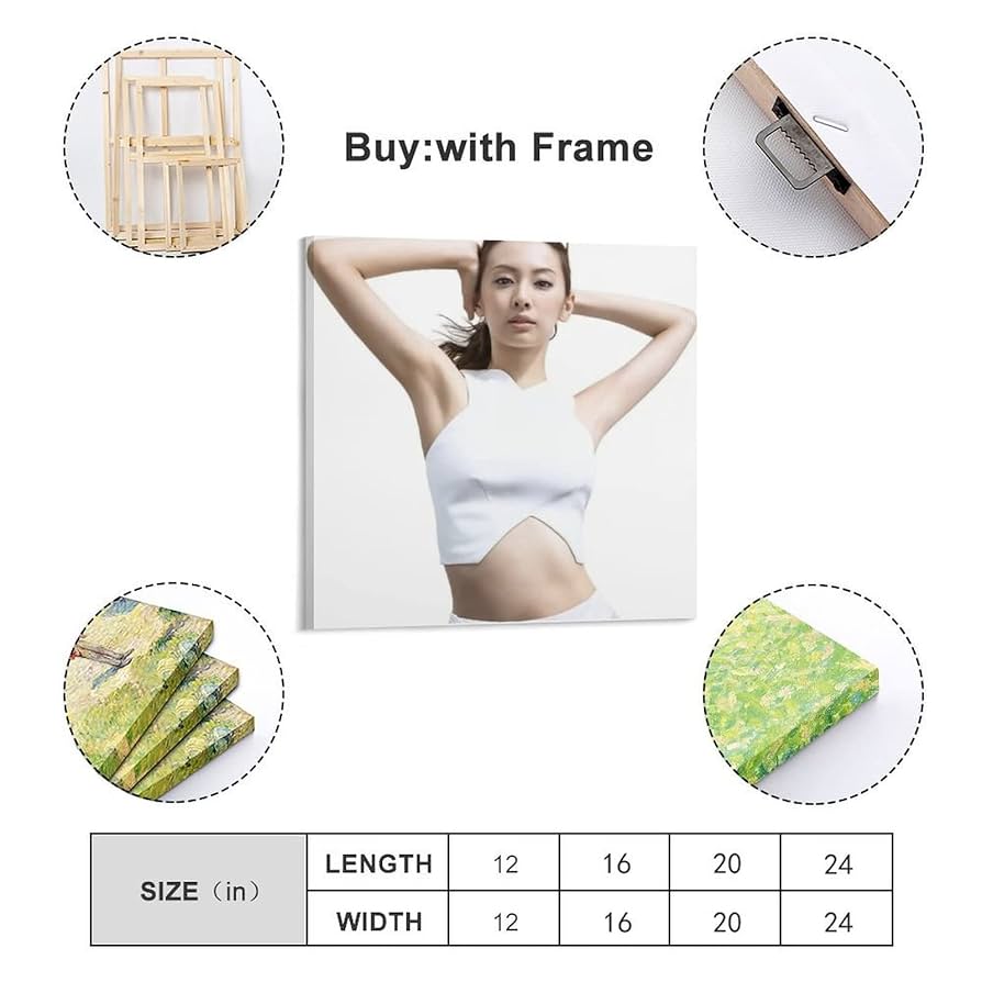 Amazon.co.jp: 北川景子セクシービキニ写真貧乳ポスターアート