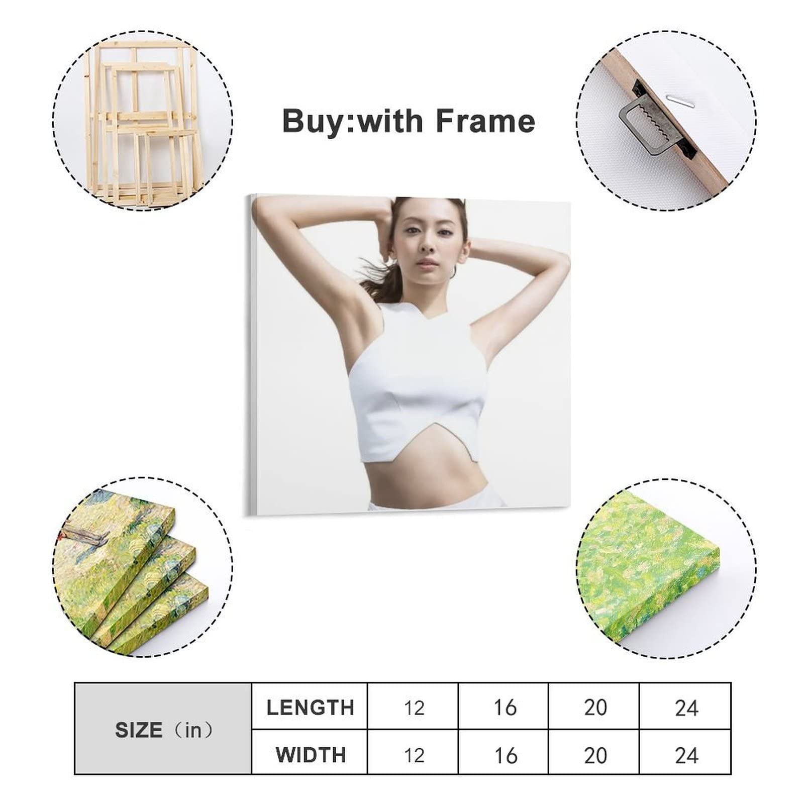 Amazon.co.jp: 北川景子セクシービキニ写真貧乳ポスターアートパネル