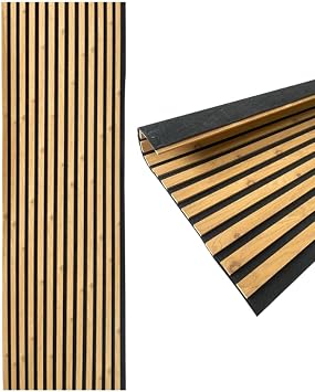 Decoala Akustik Duvar Paneli, Teak Rengi, Ses Yalıtımlı, Modern Stil, 60x275 cm, 9mm Kalınlık, Ahşap Görünümlü (Açık Meşe)