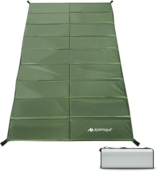 Foam Sleeping Pad for Camping - AYAMAYA Foldable Camping Mattress for 2 Person, Extra Thick Waterproof Tent Footprint Inner Camping Mat for Outdoor Backpacking Hiking Picnic Camping