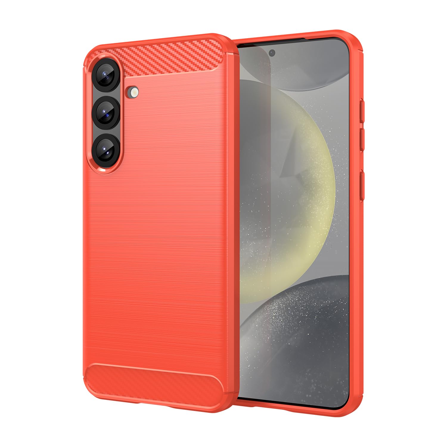 Coque Samsung S25 Plus rouge anti-choc et anti-rayures - 8