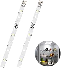 Lot de 2 bandes lumineuses LED pour réfrigérateur RONGSHENG/HISENSE E349766 MDDZ-162A 1629348 DC12 V 2 W, ampoule de rechange compatible avec réfrigérateur Kenwood KIFF5017 KIFF5020 KIFF7017 KIFF7020