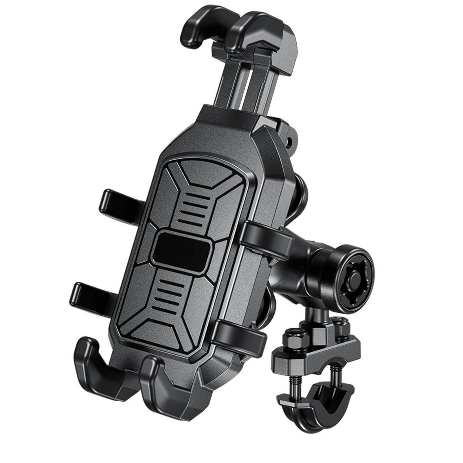 Soporte para Teléfono De Motocicleta con Amortiguador De Vibraciones Y Abrazadera Antivibración para Manillares De 0,5'' A 1,5'' De Diámetro