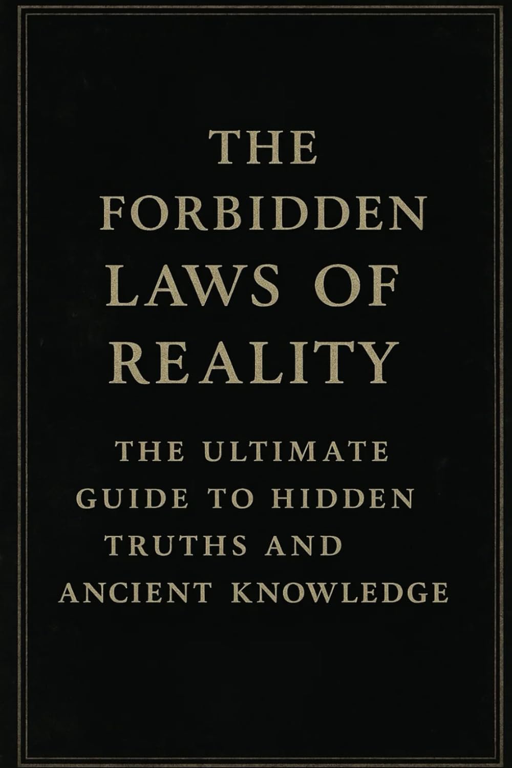The Forbidden Laws of Reality: The Ultimate Guide to Hidden Truths and Ancient Knowledge: Transform Your Reality Through Energy, Vibration, and Spiritual Alignment