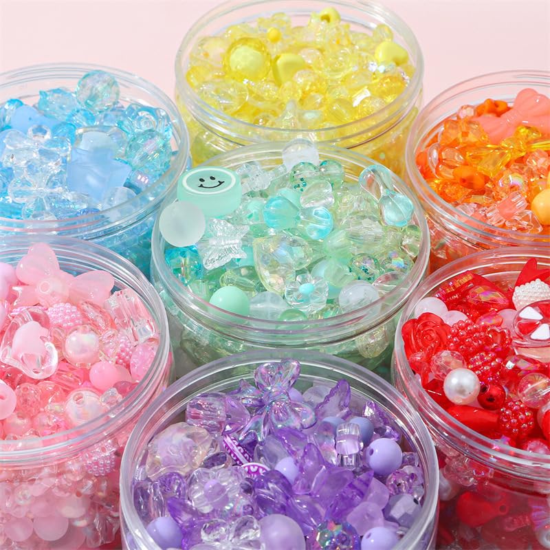 ビーズまとめ売り 275 手染めビーズ　アクリルビーズ　ハンドメイドビーズ Amazon.co.jp: 【500gたっぷり】アクリルビーズ 混色セット
