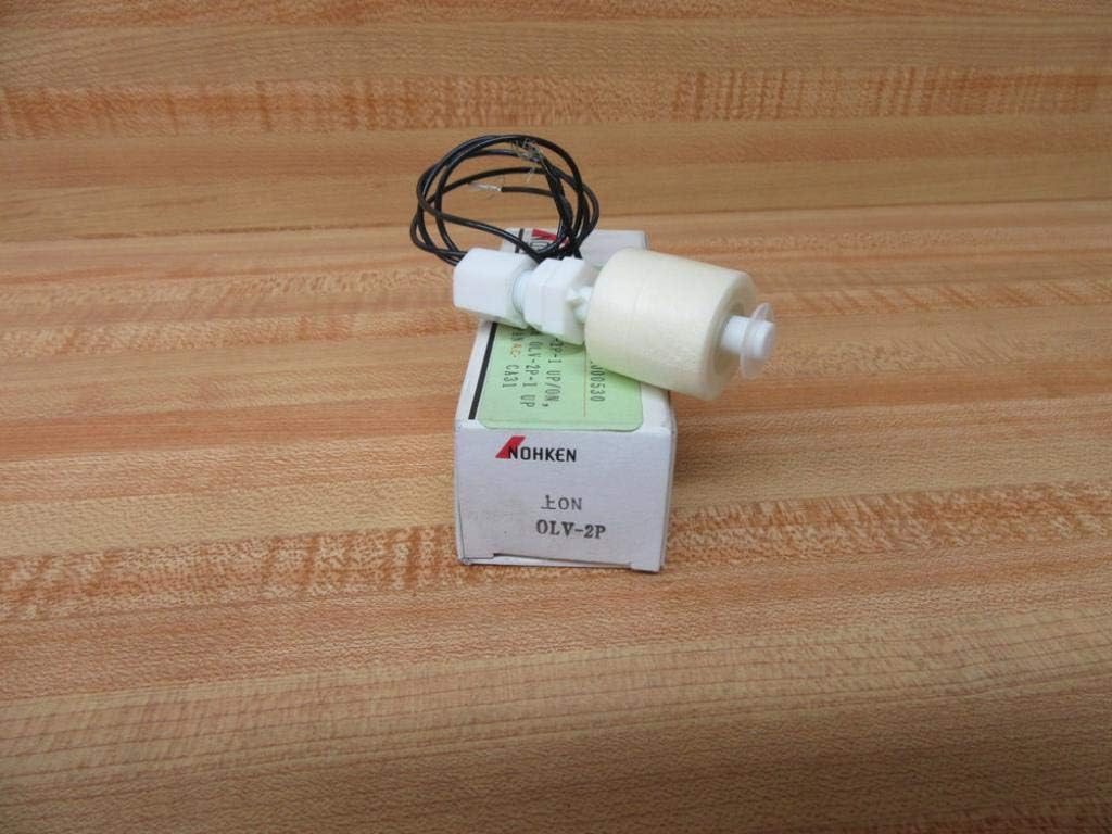 Nohken OLV-2P liquid level sensor in its packaging box.