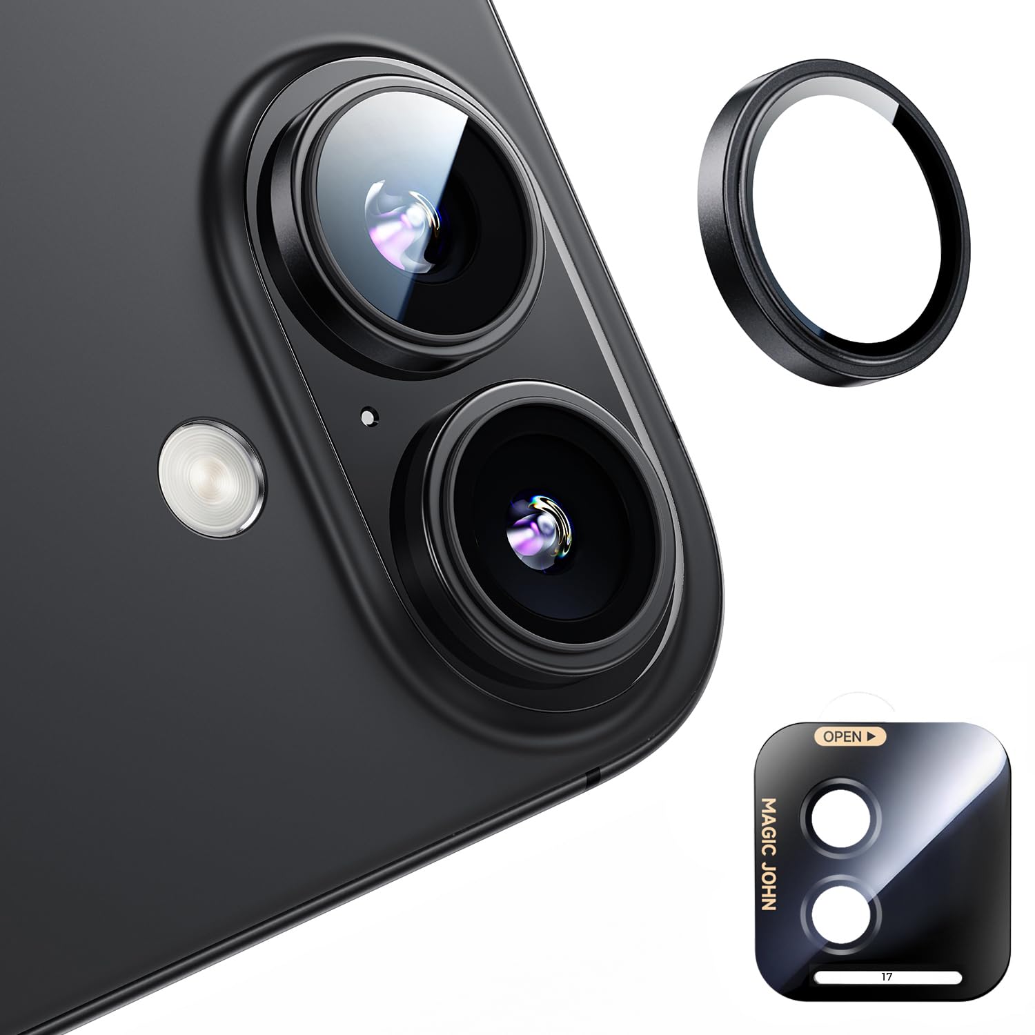 Amazon.co.jp: MAGIC JOHN 対応 iPhone 17 カメラ保護 フィルム ガイド