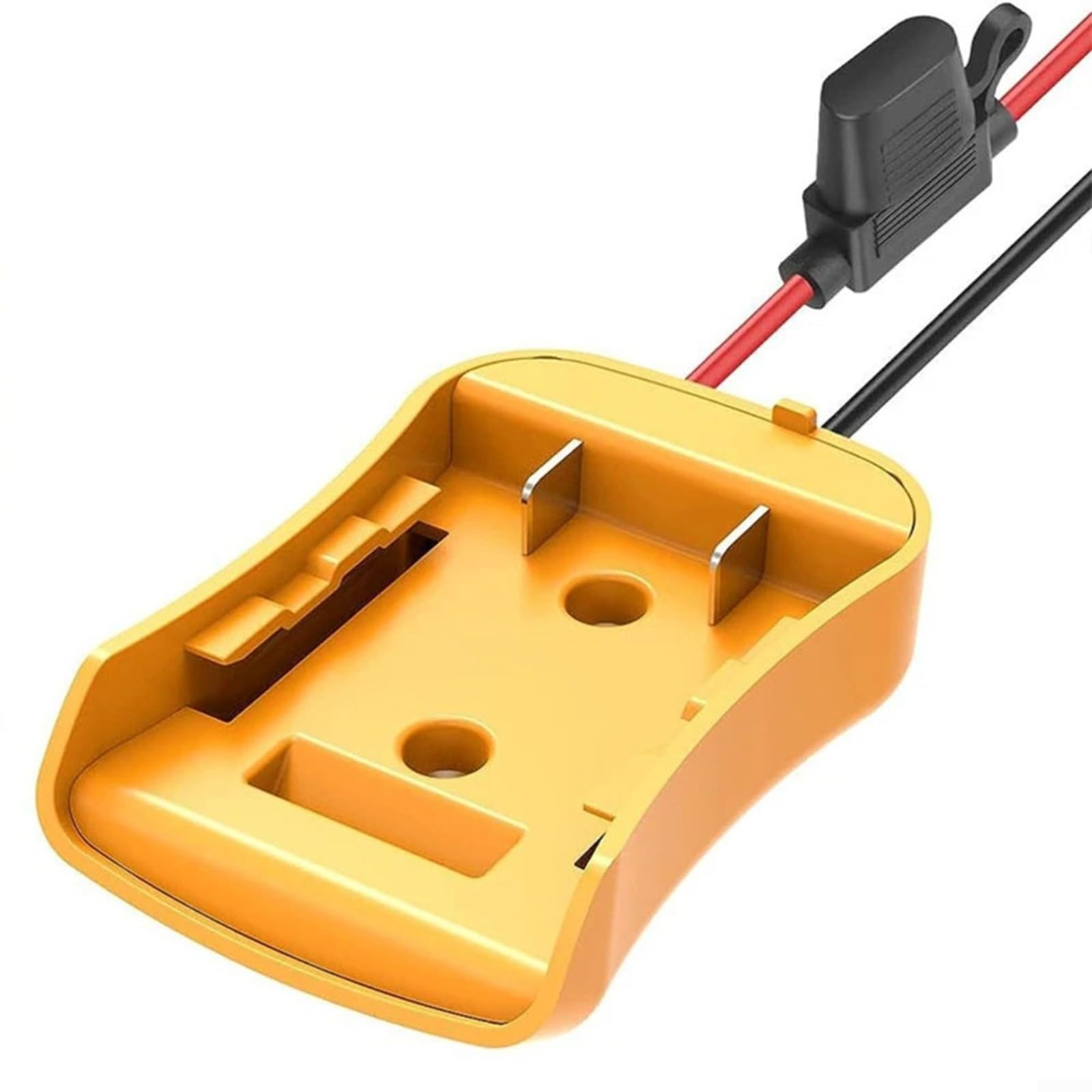 AIKEOU For DeWalt 18V Battery Adapter for Power Tools DIY Projects Wire Connection Accessory Versatile Compatibility Efficient Power Supply Simple Installation(with fuse),without fuse