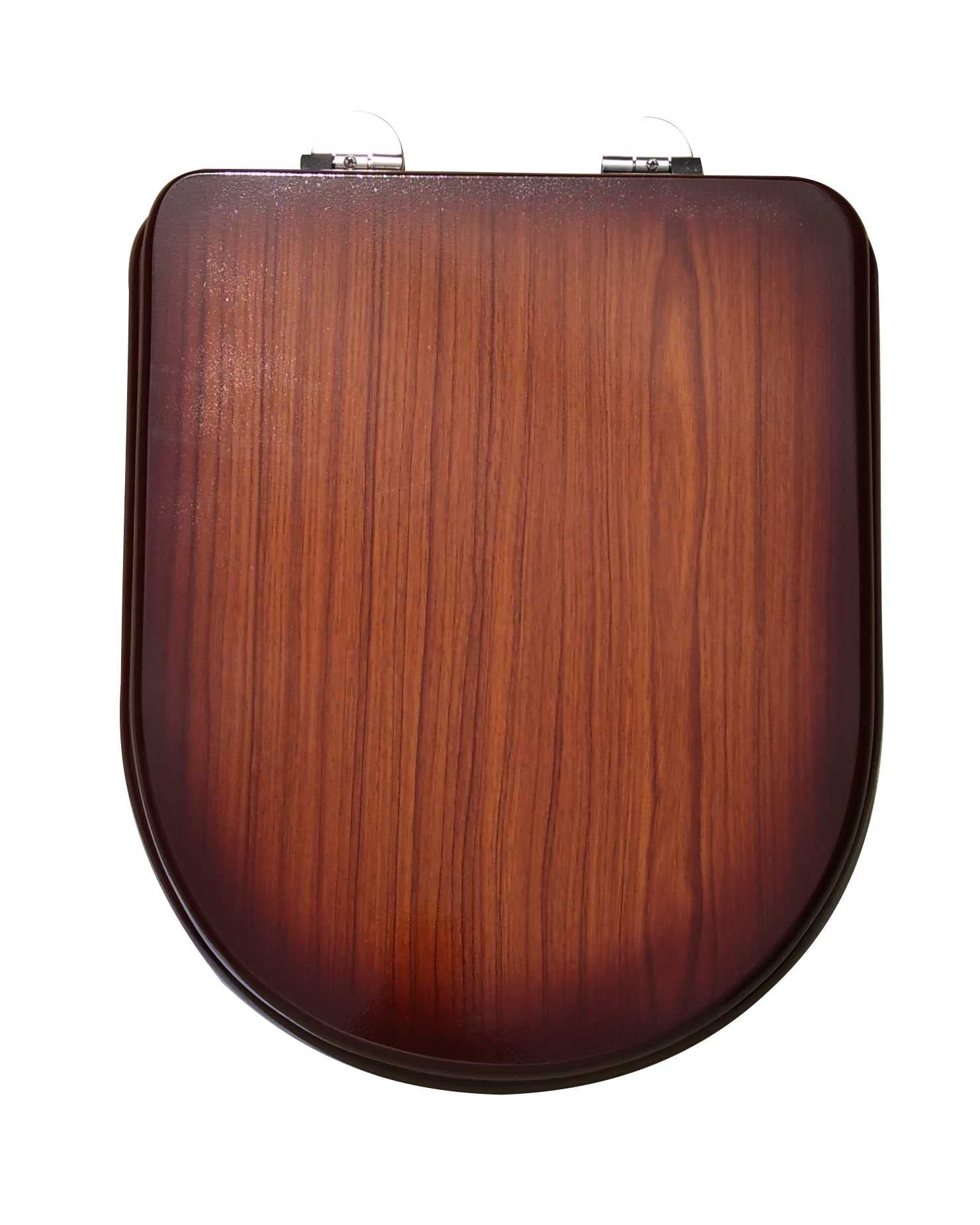 Buy Adshank Toilet Seat Cover Teakwood shade/color/effect Non Soft